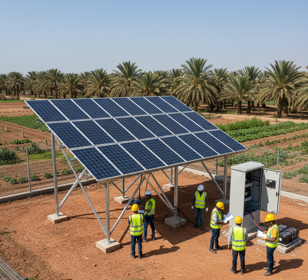 Solar Pump Installation - Bilad Al Qadeem Farm
