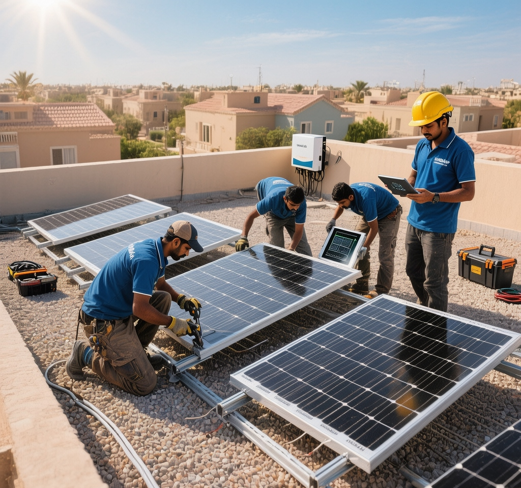 10 kWp Hybrid Solar System - Hamad Town