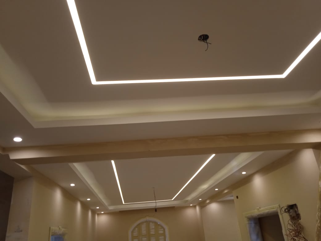 Residential Gypsum Ceilings with LED Linear Lighting image 7