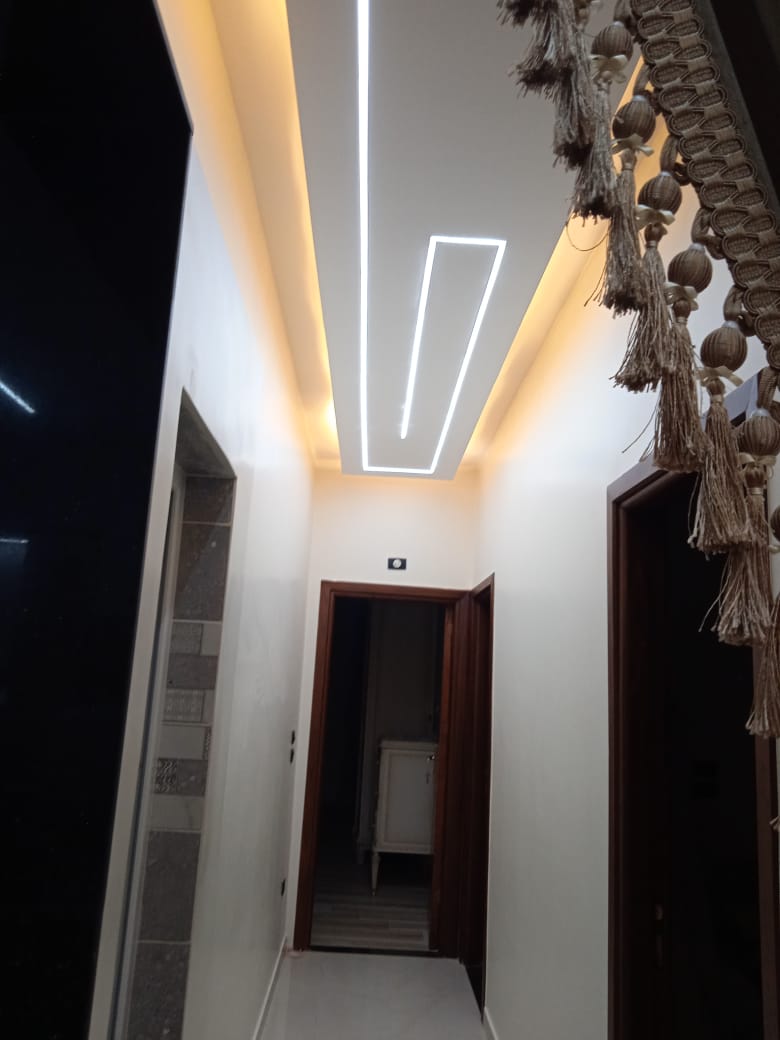 Residential Gypsum Ceilings with LED Linear Lighting