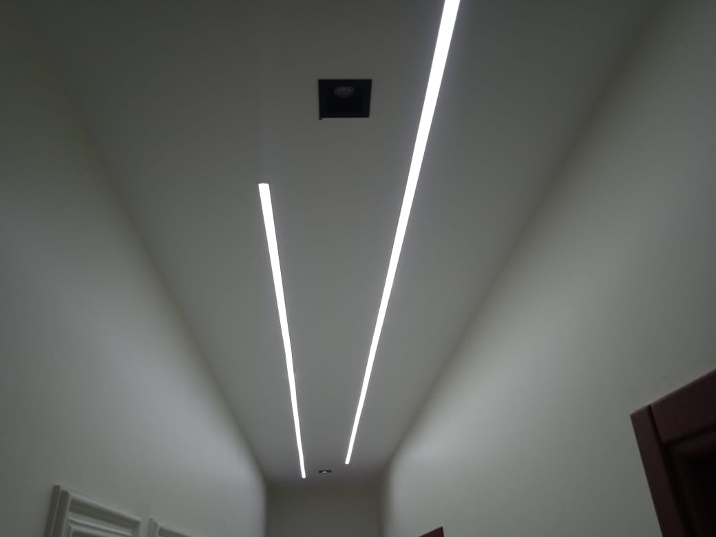 Residential Gypsum Ceilings with LED Linear Lighting image 3
