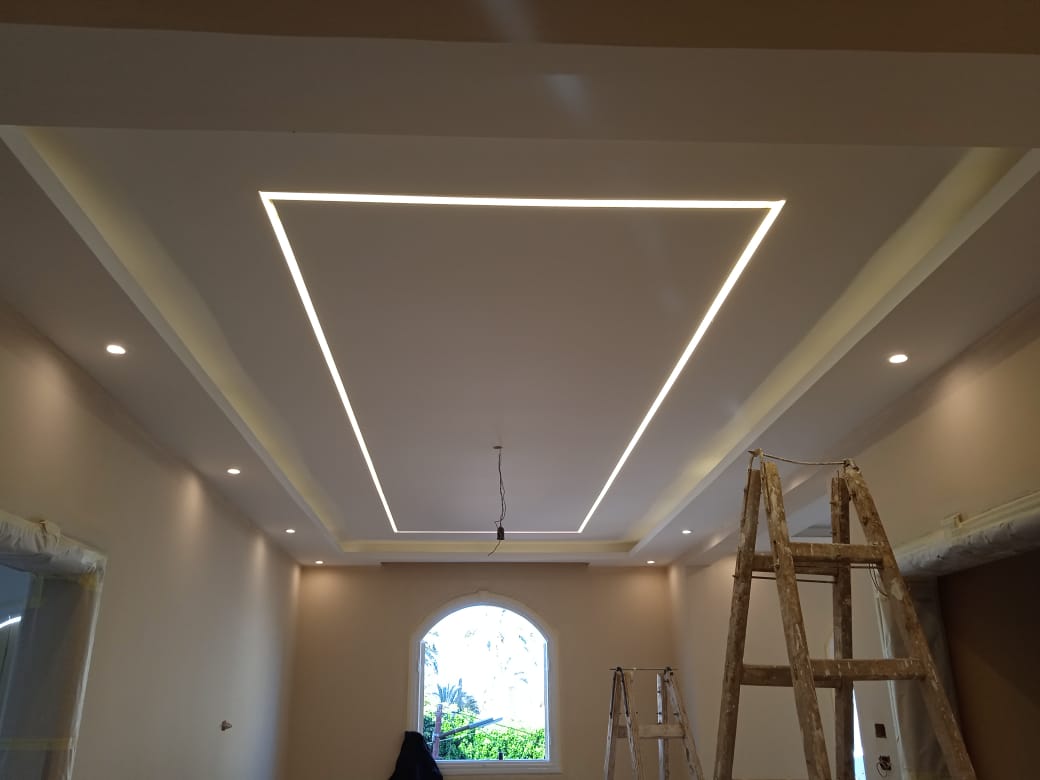 Residential Gypsum Ceilings with LED Linear Lighting image 10