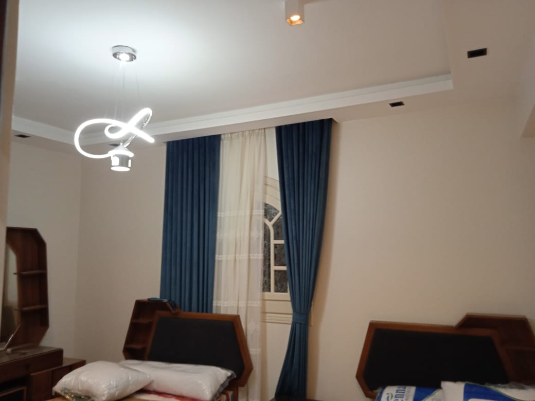 Bedroom Pendant and Cove Lighting