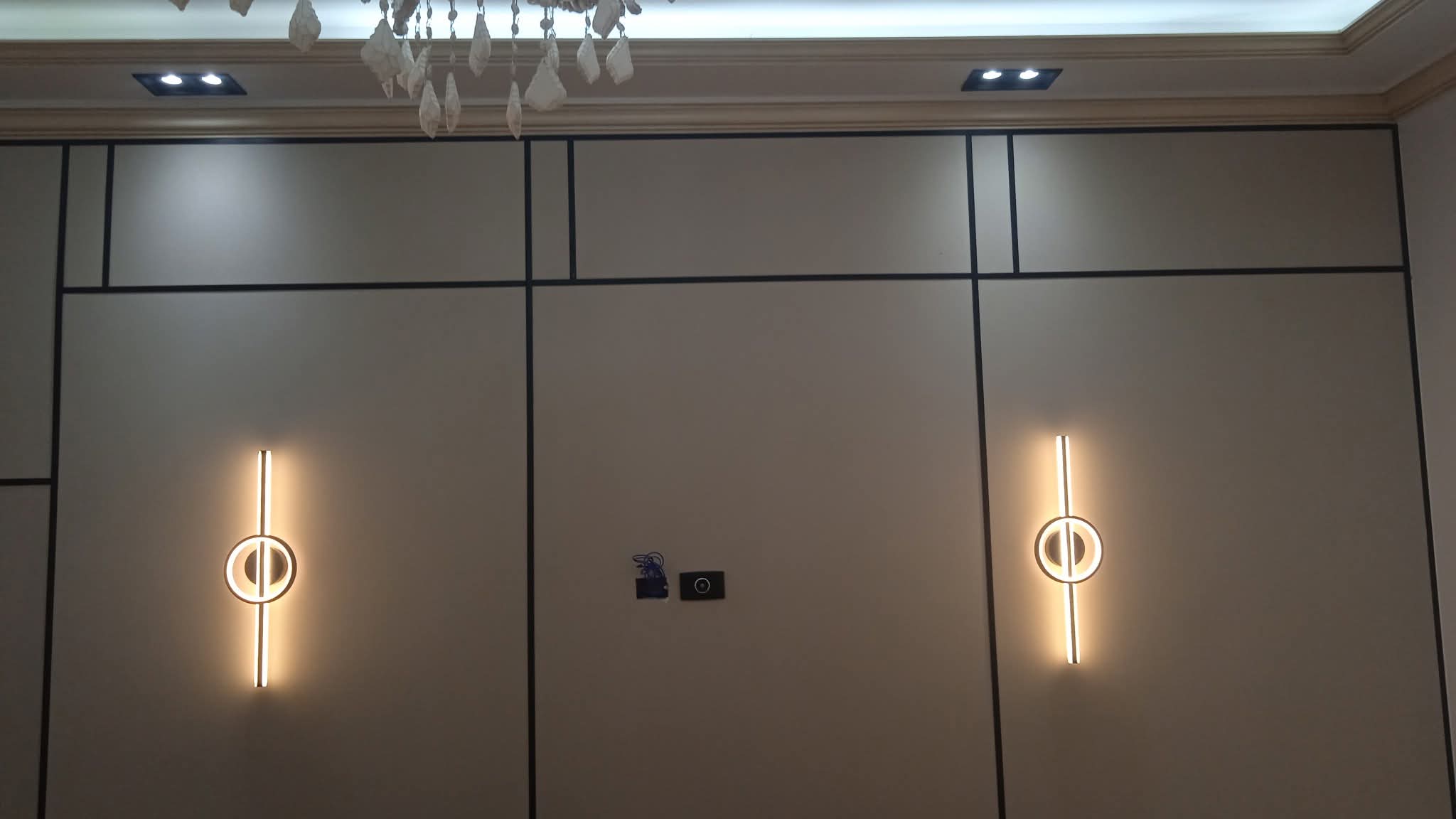 Feature Wall Cladding and Accent Lighting image 4